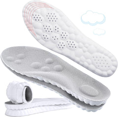 Hyggear™ 4D Cloud Soles - Soft Memory Foam Cushioning Cloud Insoles - Ultra Comfort Trim to Fit Steppers Insoles with Arch Support for Foot Pain Relief and Fatigue Reduction