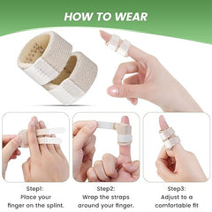 Hyggear™ Finger Fix Straightener For Small and Thumb Fingers - Broken and Trigger Finger Splints - Finger Brace for Arthritis pain