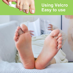 Hyggear Finger Toe Wraps Overlapping Bunion Wearing Cloth Strip Middle Toe Tensioner (6x package)