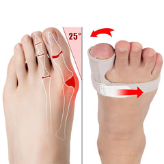 Hyggear Hallux Fix - Toe Brace Splint, Adjustable Orthopedic Corrector Big Toe Fracture Fixator Straightener Valgus Hammer Correction Protector Separator Sleeve Support Joint Men Women