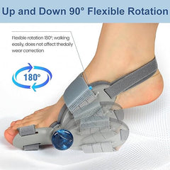 Hyggear Bunion Fix Pro - Adjustable Bunion Fix for Big Toe Separation Pain Relief Orthopedic Bunion Splint with Straightener for Toe Alignment and Bunion Fix