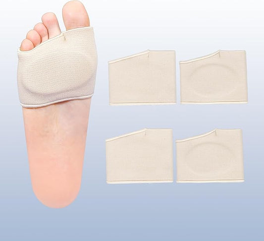 Hyggear Metatarsal Pads for Men and Women - Ball of Foot Support Cushions for Sesamoiditis, Metatarsalgia, Morton's Neuroma
