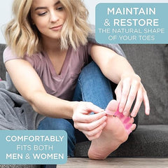 HYGGEAR Pink Toe Separators - Correcting Bunions and Restoring Toes to Their Original Shape