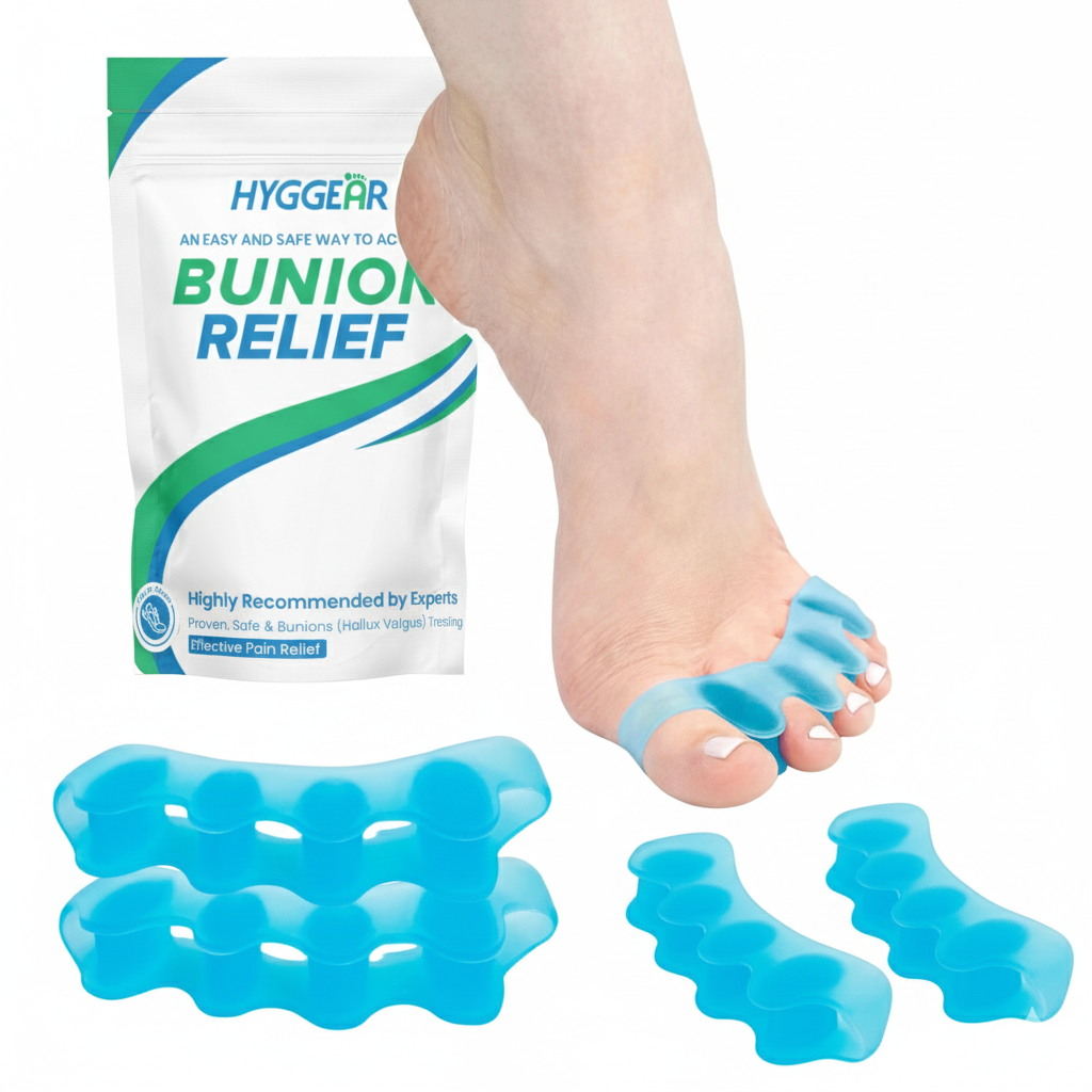 Hyggear™ Toe Separators - Correcting Bunions - For Both Men and Women - Several Colors