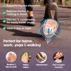 Hyggear™ Bunion Corrector, Breathable Big Toe Straightener for Women and Men, Bunion Fix and Relief - 86732546732