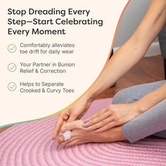 Hyggear Gel Toe Separators for Overlapping Toes, Bunions, Big Toe Alignment, Corrector and Spacer