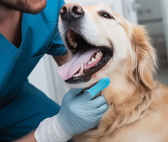 HYGGEAR Soft Silicone Pet Finger Toothbrush with Case